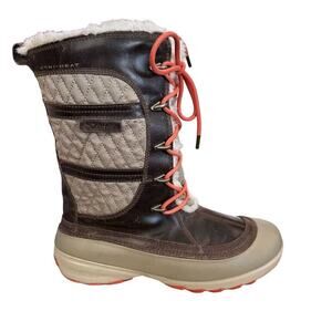 Columbia Heather Canyon Women's Snow Boots Size 8 brown Waterproof Winter NWOT